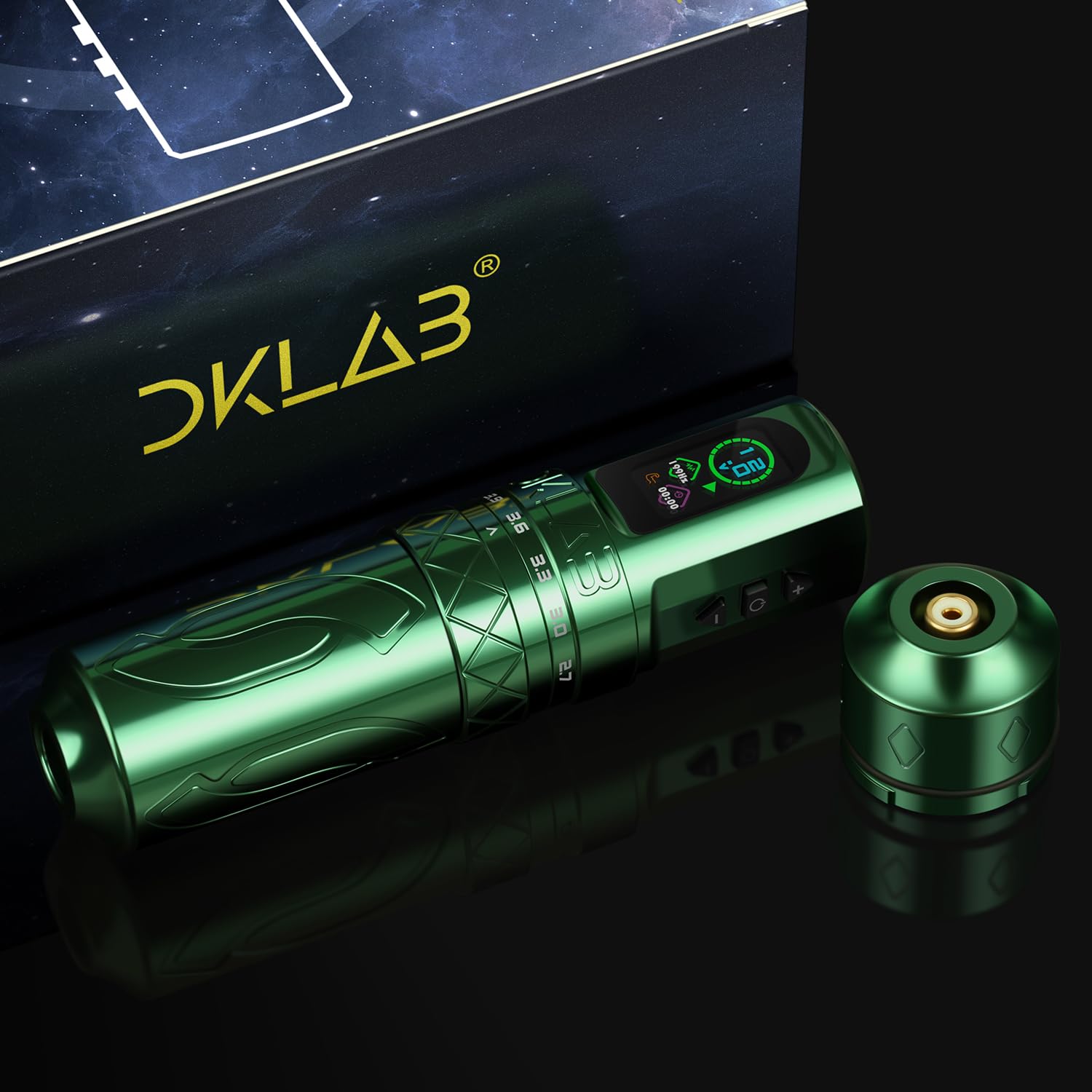 DKLAB Mizar Tattoo Pen Machine,Rotary Tattoo Gun Kit Load Strong Japanese Coreless Motor,Stroke Adjustable Start from
