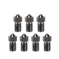 V6 Hardened Steel Nozzle, Compatible with E3D | Multi-size 3D printer hotend nozzle, 0.2-1.0mm for 1.75mm filament