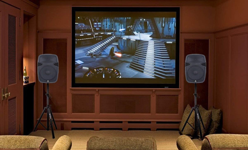 Tripod Speaker Stands Pair for Dj/PA Speaker System Adjustable Height from 4 feet to 6 feet