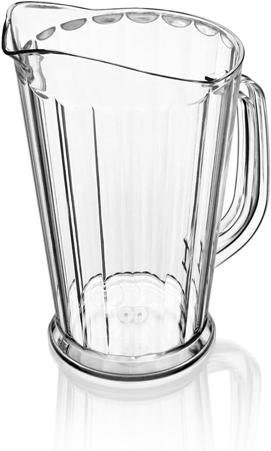 46144 Polycarbonate Plastic Pitcher, 60-Ounce, Clear