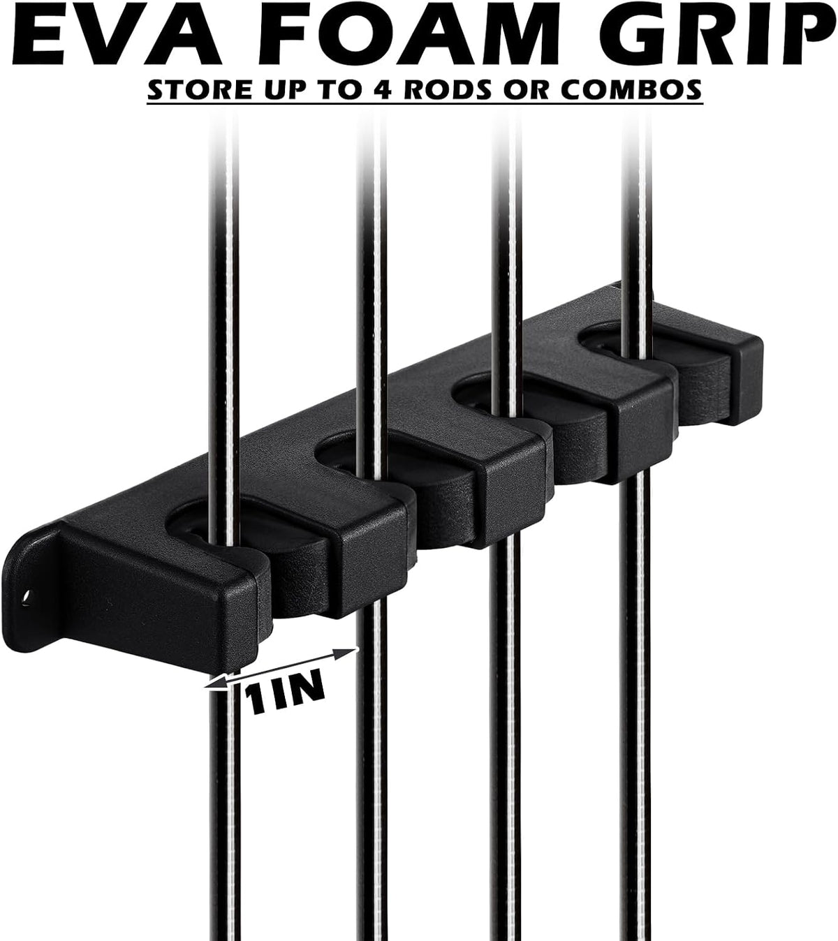 4 Pcs Rod Holders Fishing Boat Pole Holder