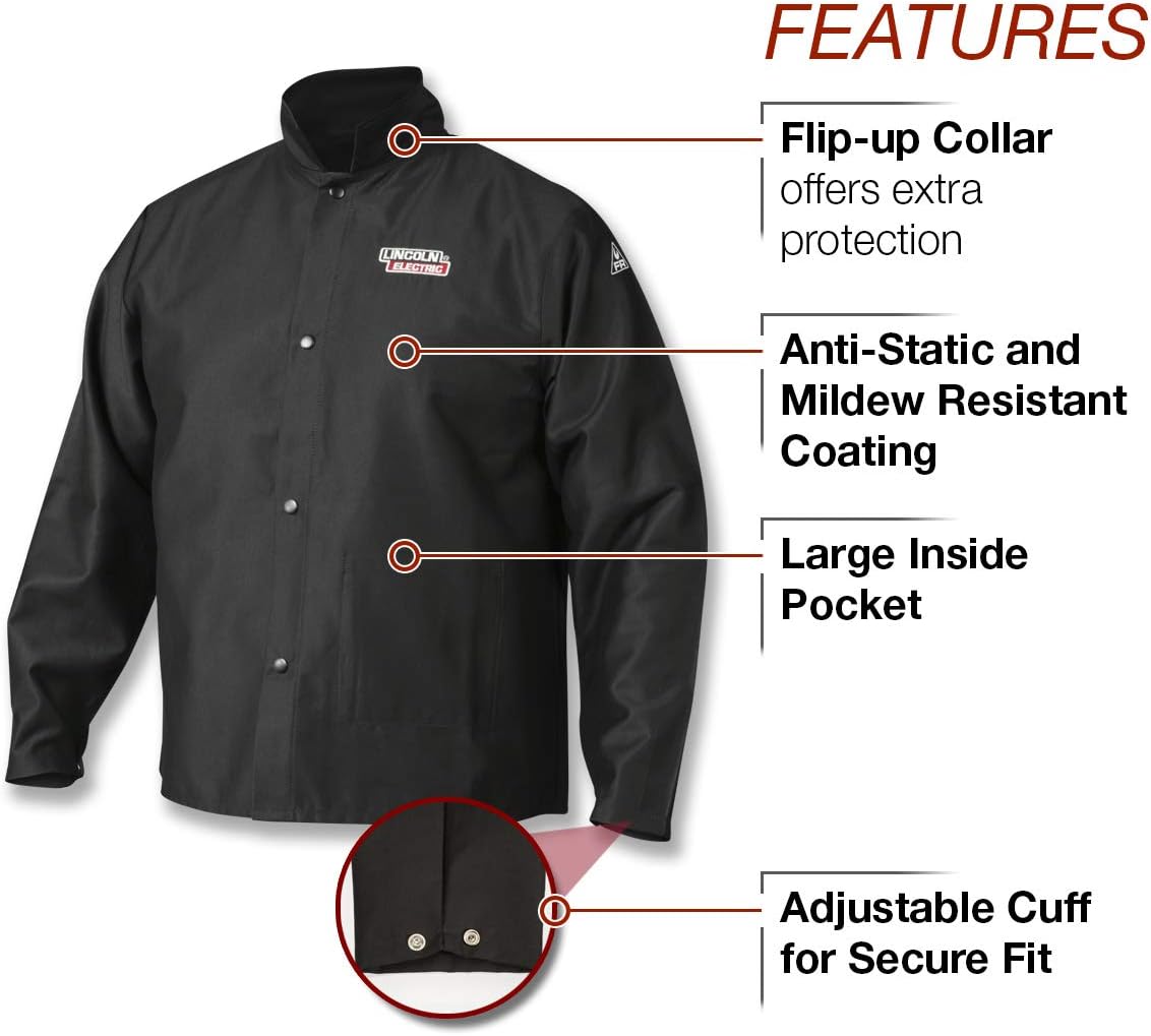 Premium Flame Resistant (FR) Cotton Welding Jacket | Breathable | K2985