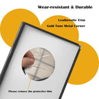 Menu Covers 8.5 x 11 Inch Restaurant Menu-Holder - 2PCS 4 Page 8 View Transparent Menu Sleeve,Fits A4 Size Paper for