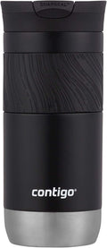 Byron Vacuum-Insulated Stainless Steel Travel Mug with Leak-Proof Lid Reusable Coffee Mug or Water Bottle BPA-Free