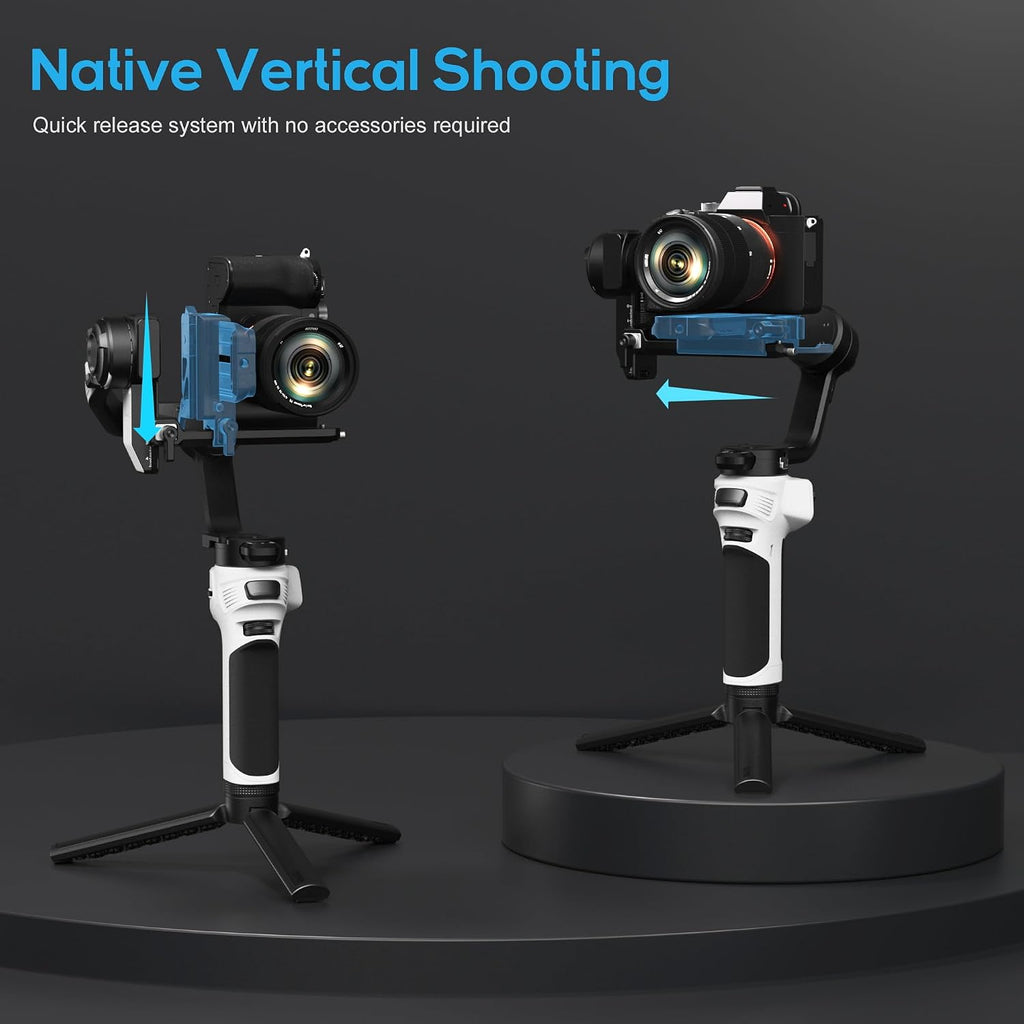 CINEPEER Weebill 3E, 3-Axis Lightweight Gimbal Stabilizer for DSLR & Mirrorless Camera Canon/Sony/Panasonic/Nikon