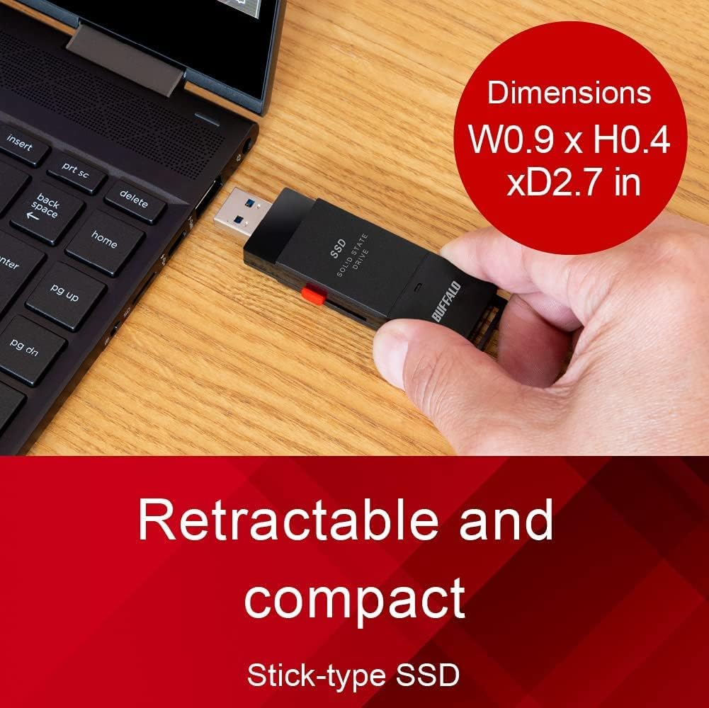 External SSD 1TB - Up to 600MB/s - USB-C - USB-A - USB 3.2 Gen 2 (Compatible with PS4 / PS5 / Windows/Mac) - External