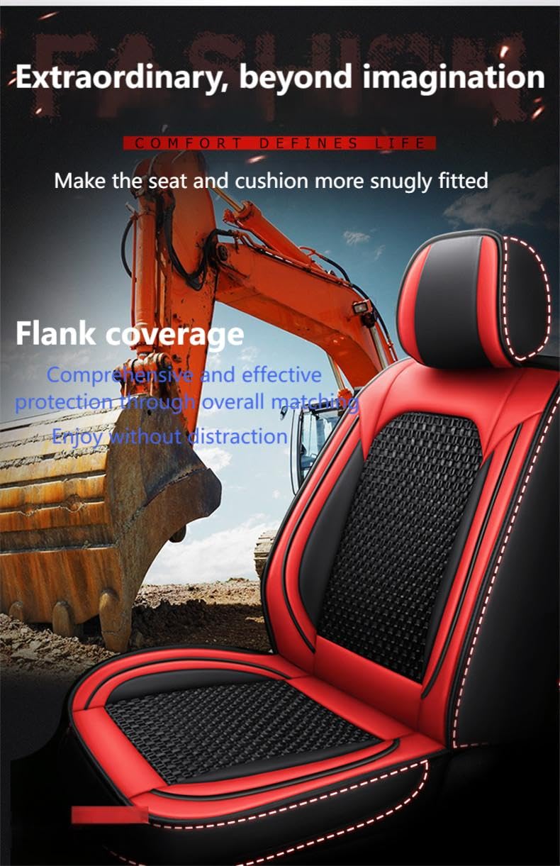 WOEUROI Luxury Seat Cover for Caterpillar (CAT) 302.7/303/303.5/304