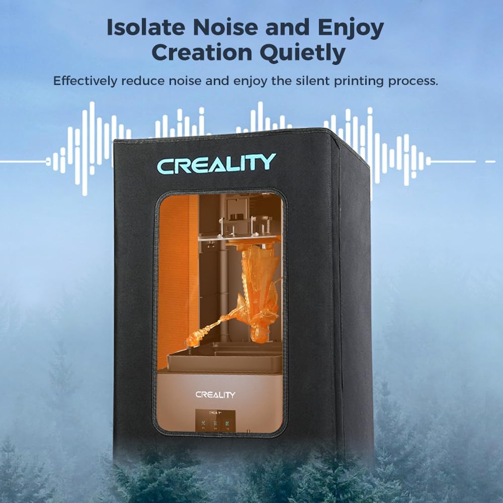 Resin 3D Printer Enclosure with Ventilation,3D Printer Enclosure Tent Cover Eliminate Odors Dustproof Isolate Noise