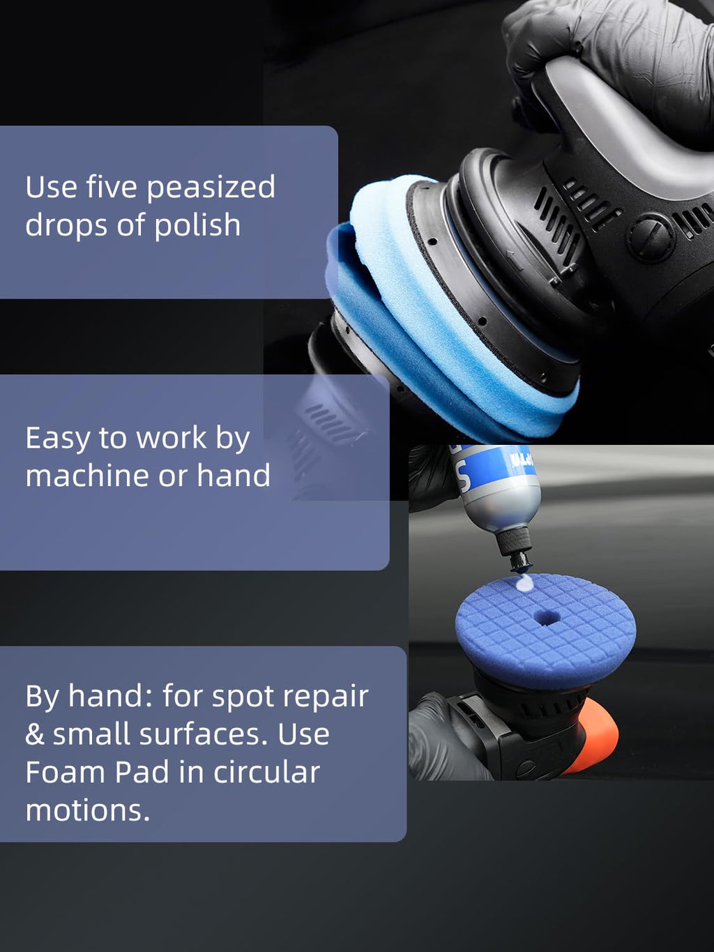 Medium Cut Polishing Compound, SPTA 16.91oz (500ml) Polishing Compound Car Scratch & Swirl Remover Rubbing Compound &