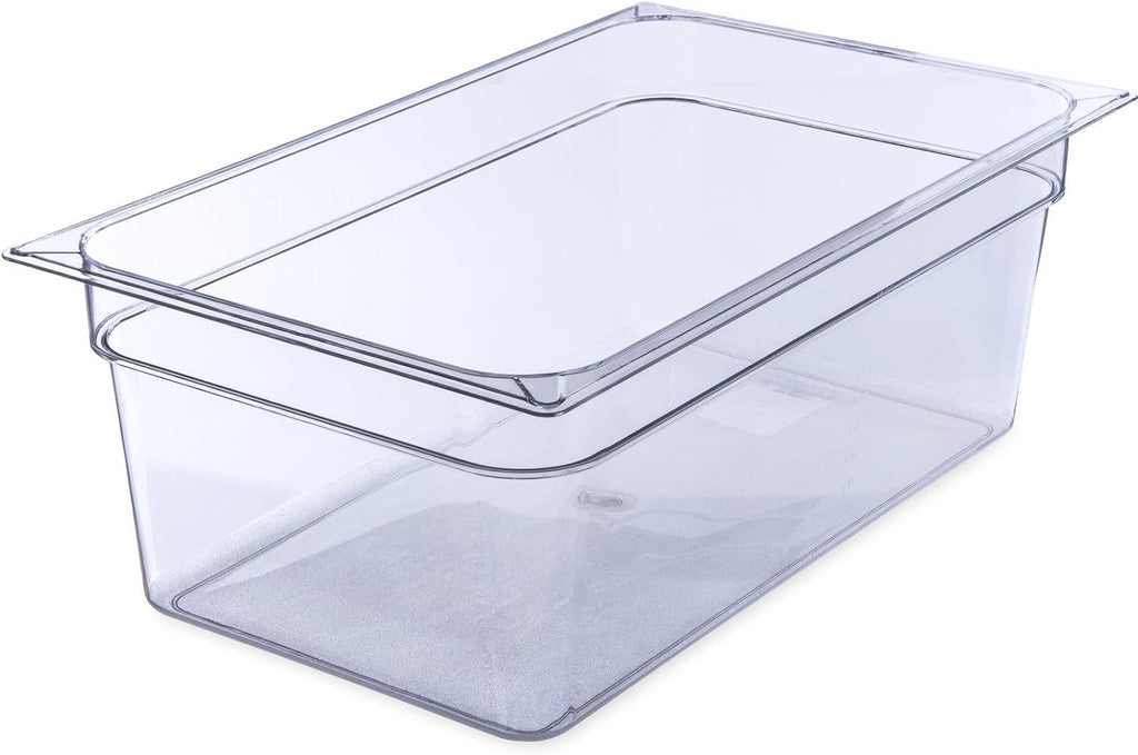 Carlisle StorPlus Polycarbonate Food Pan, Full Size, 25.9 Qt, 1 Ct, Clear