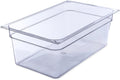 Carlisle StorPlus Polycarbonate Food Pan, Full Size, 25.9 Qt, 1 Ct, Clear
