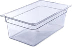 Carlisle StorPlus Polycarbonate Food Pan, Full Size, 25.9 Qt, 1 Ct, Clear