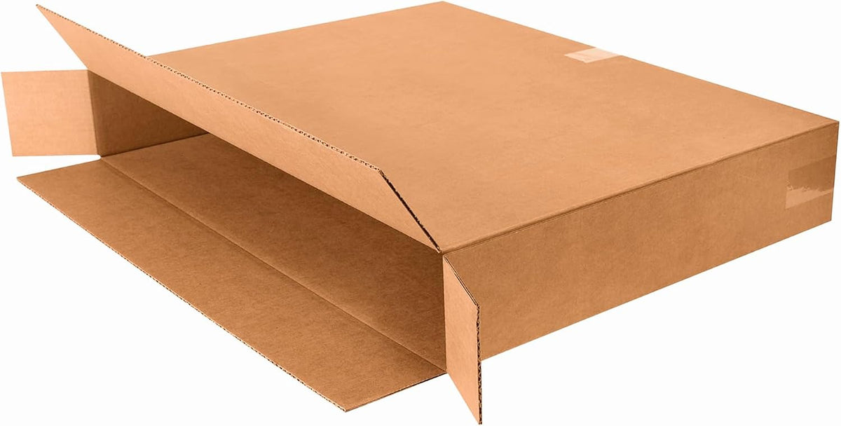 Moving Boxes, 30"L x 5"W x 24"H 10-Pack Large Side Loading Corrugated Cardboard Box for Packing, Shipping and Storage