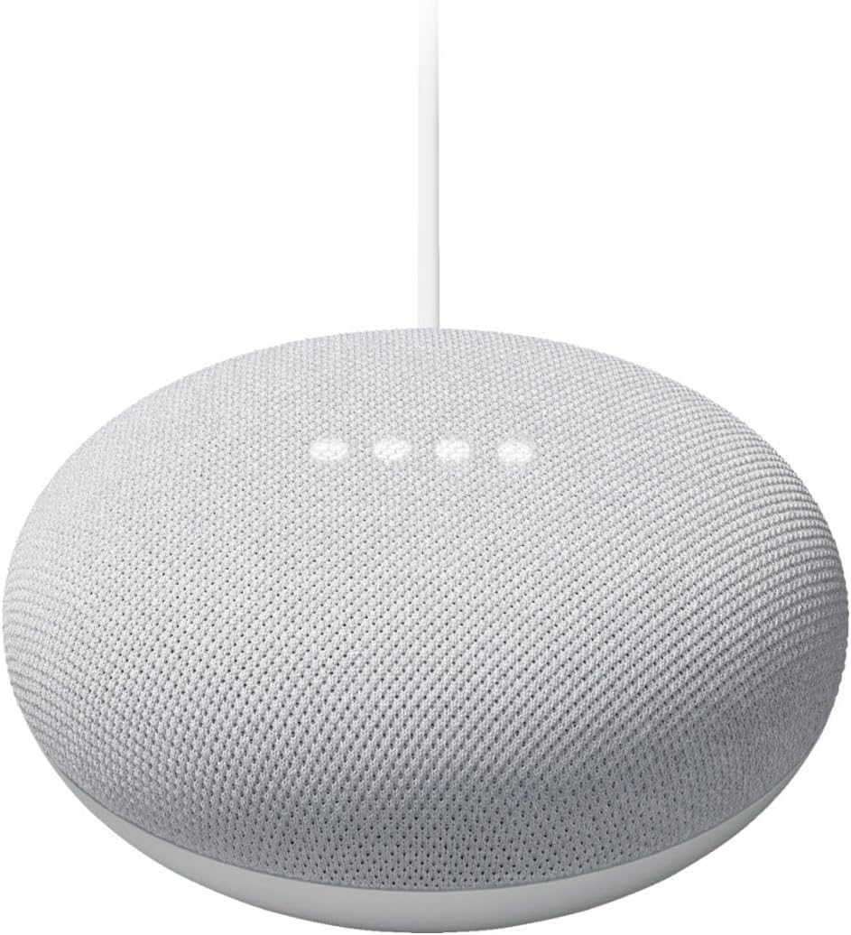 Nest Mini 2nd Generation Smart Speaker with Google Assistant - Chalk (Renewed)