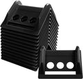 4" Flatbed Edge Protectors 24 Pack Plastic Corner Protector with Carrying Case, Strap Corner Protectors for Flatbed