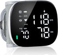 Wrist Blood Pressure Monitor Rechargeable Digital Voice Broadcast LED Backlit BP Machine 199 Memory Storage for 2