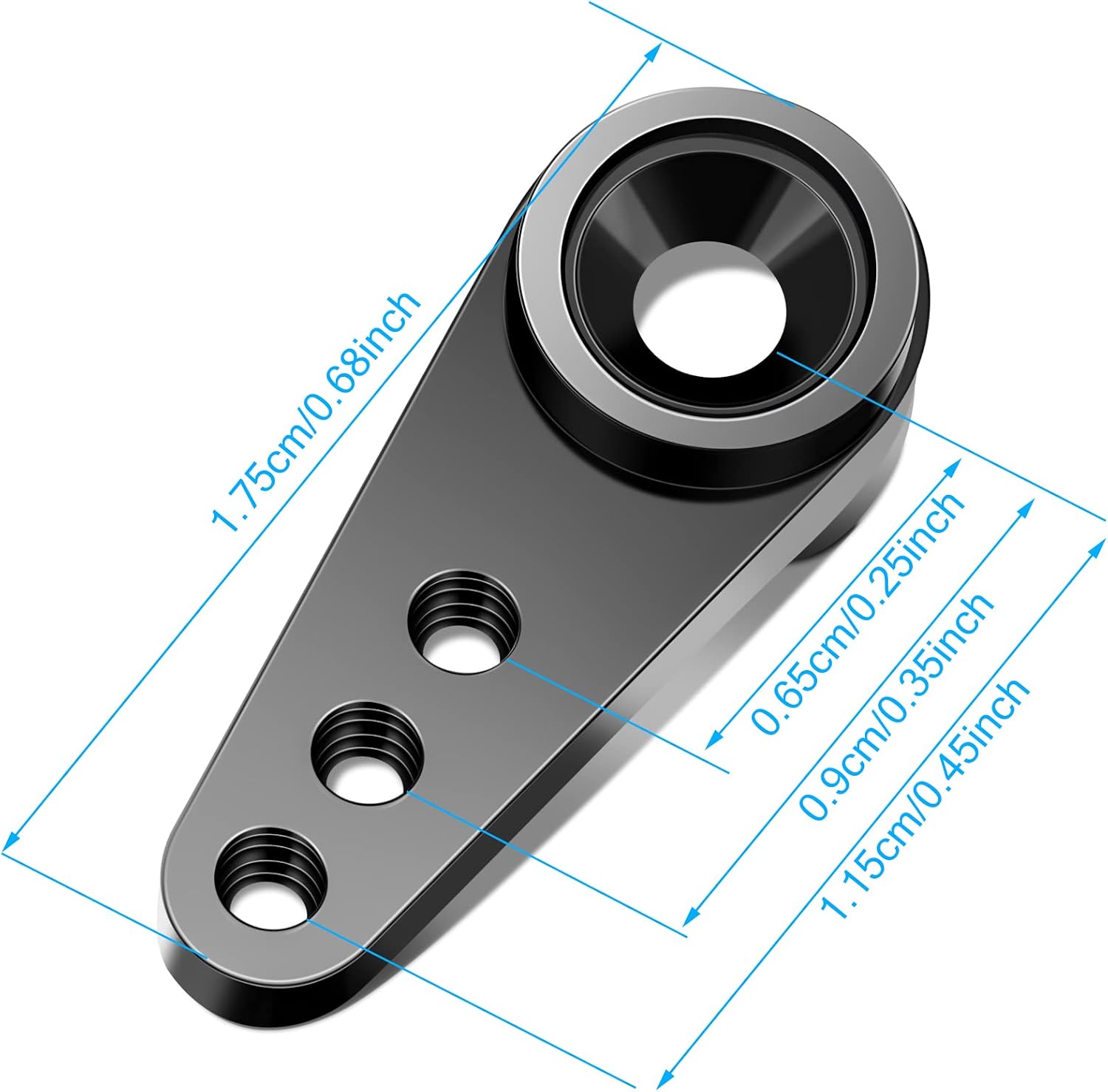 RC Servo Steering SCX24 Axial Servo Upgrade with Mount Bracket and Arm for RC Car Boat Model Parts SCX24 Upgrade
