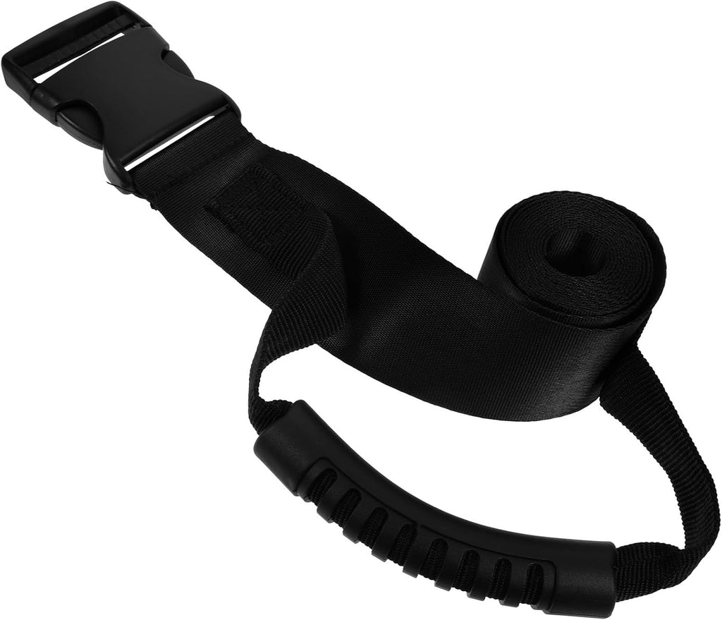 Portable Folding Handle Moving Strap Object Moving Rope with Sturdy Buckle Lightweight Carrying Strap for Household
