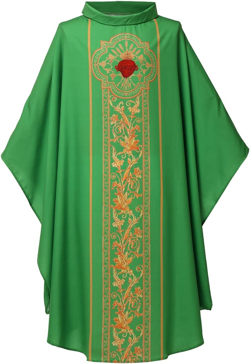 Celebrants Chasuble Mass Vestments Robe Costume