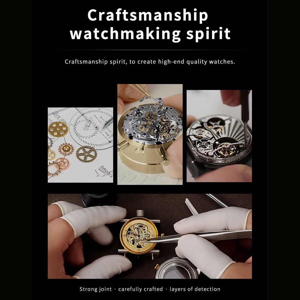 Men Casual Waterproof Roman Numerals Leather Band Analog Quartz Wristwatches with Chronograph Calender Business Watch