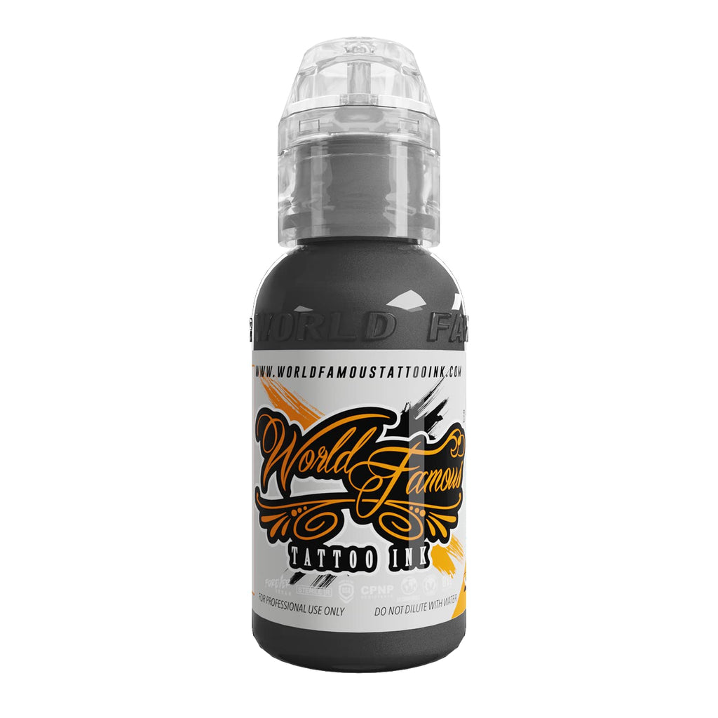 World Famous Grey Tattoo Ink, Vegan and Professional Ink, Made in USA, Thomas Carli Jarlier-Noire Wash, 1 oz