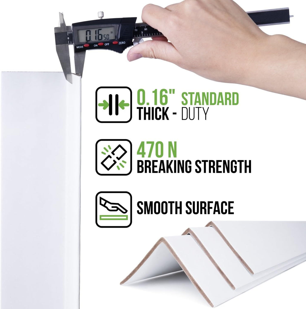 Extra-Wide 36" x 3" x 3" Reinforced Cardboard Edge Protectors
