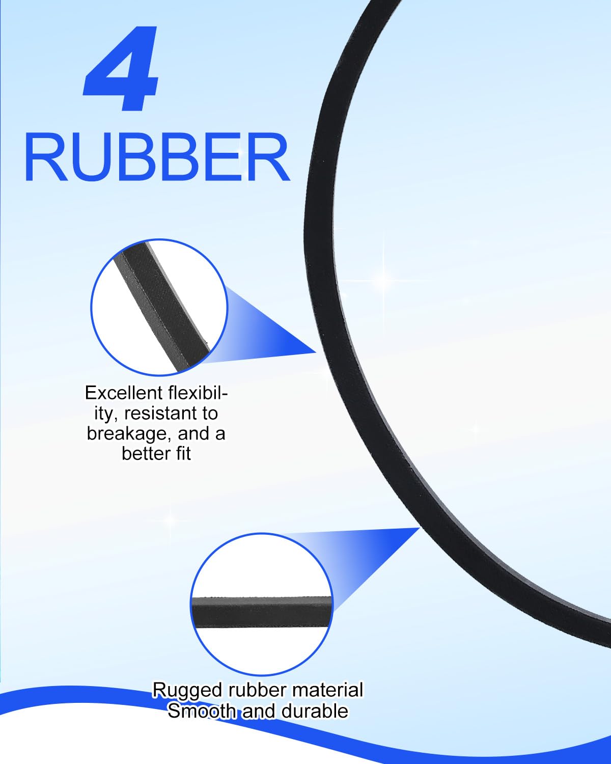 iKEEPOW 27001006 Washer Drive Belt Replacement Compatible with Speed Queen