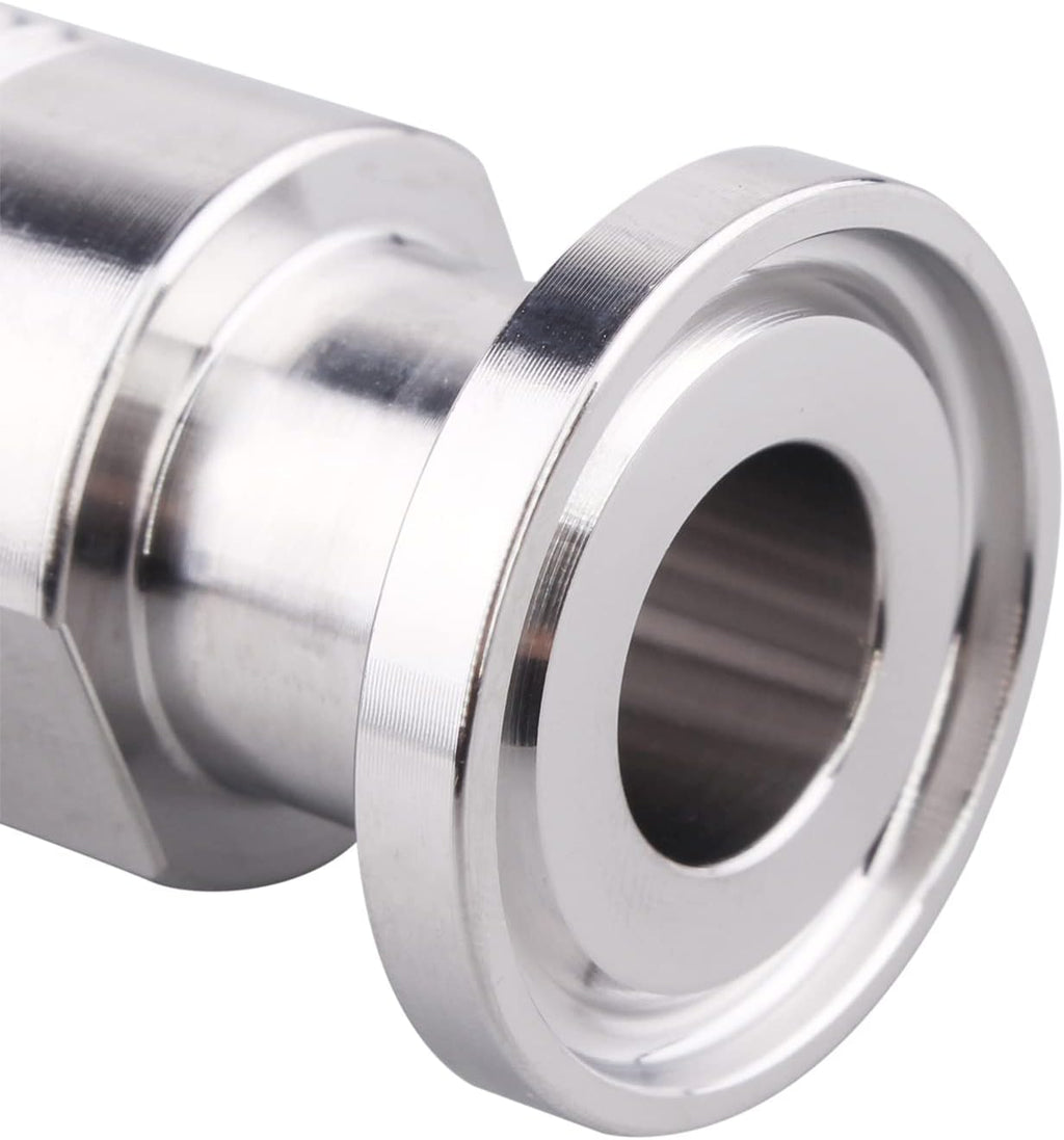 DERNORD 1/2" Tri clamp Adapter to 1/2 inch MNPT Thread Ferrule Sanitary Pipe Fitting