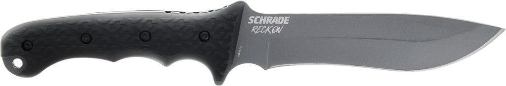 Delta Class Reckon Tini Fixed Blade with 1095 High Carbon Steel Blade, 6.4in Fixed Blade for Buschcrafting, EDC