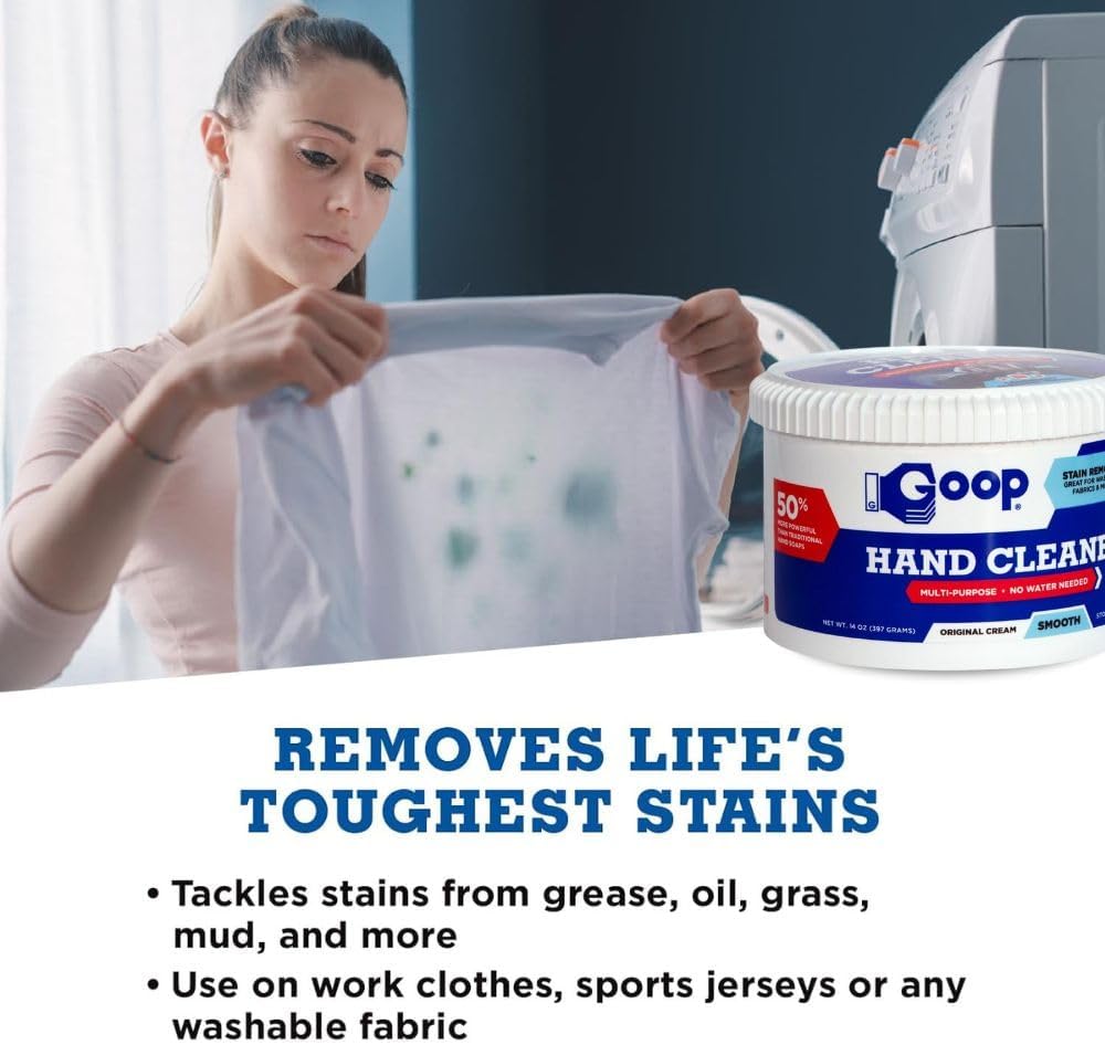 Multi-Purpose Hand Cleaner- Waterless Hand Degreaser, Laundry Stain Remover - NonToxic and Biodegradable Cleaner
