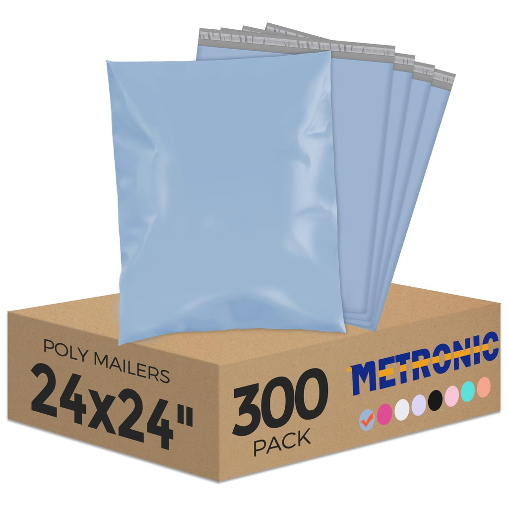 Poly Mailers 24x24 300PC Extra Large Shipping Bags for Business