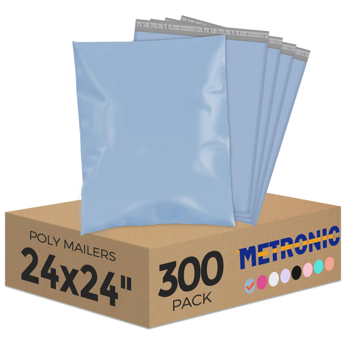 Poly Mailers 24x24 300PC Extra Large Shipping Bags for Business