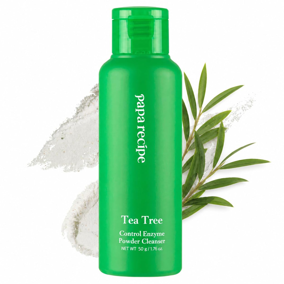 Tea Tree Enzyme Powder Cleanser, Oil Control, Soothing, 1.7oz
