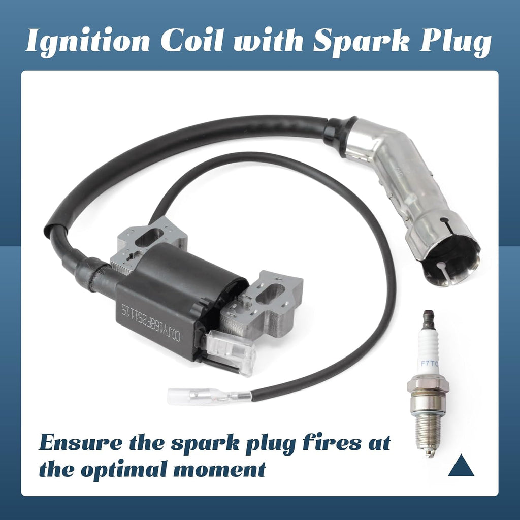 20001042 Ignition Coil Compatible with Ariens Lawn Mowers and Snow Blowers AX 136cc 208cc 254cc Parts Replace 08201024 08200807, with Spark Plug Wire