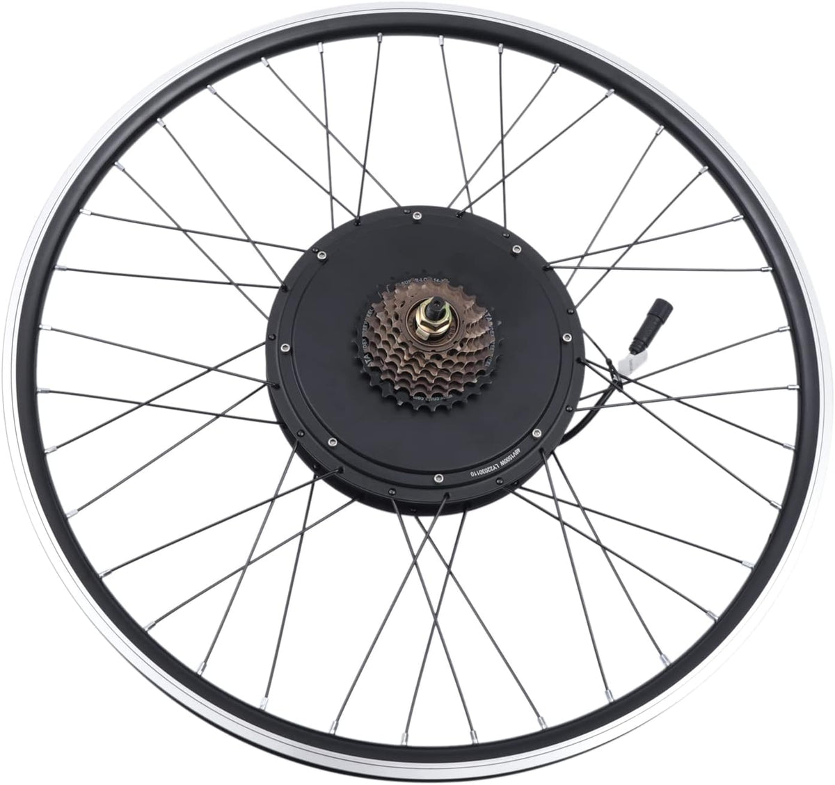 Electric Bike Conversion Kit 700C 48V 1500W Rear Wheel Electric Bicycle Hub Motor Kit 5 Speed Adjustable Dual Drive