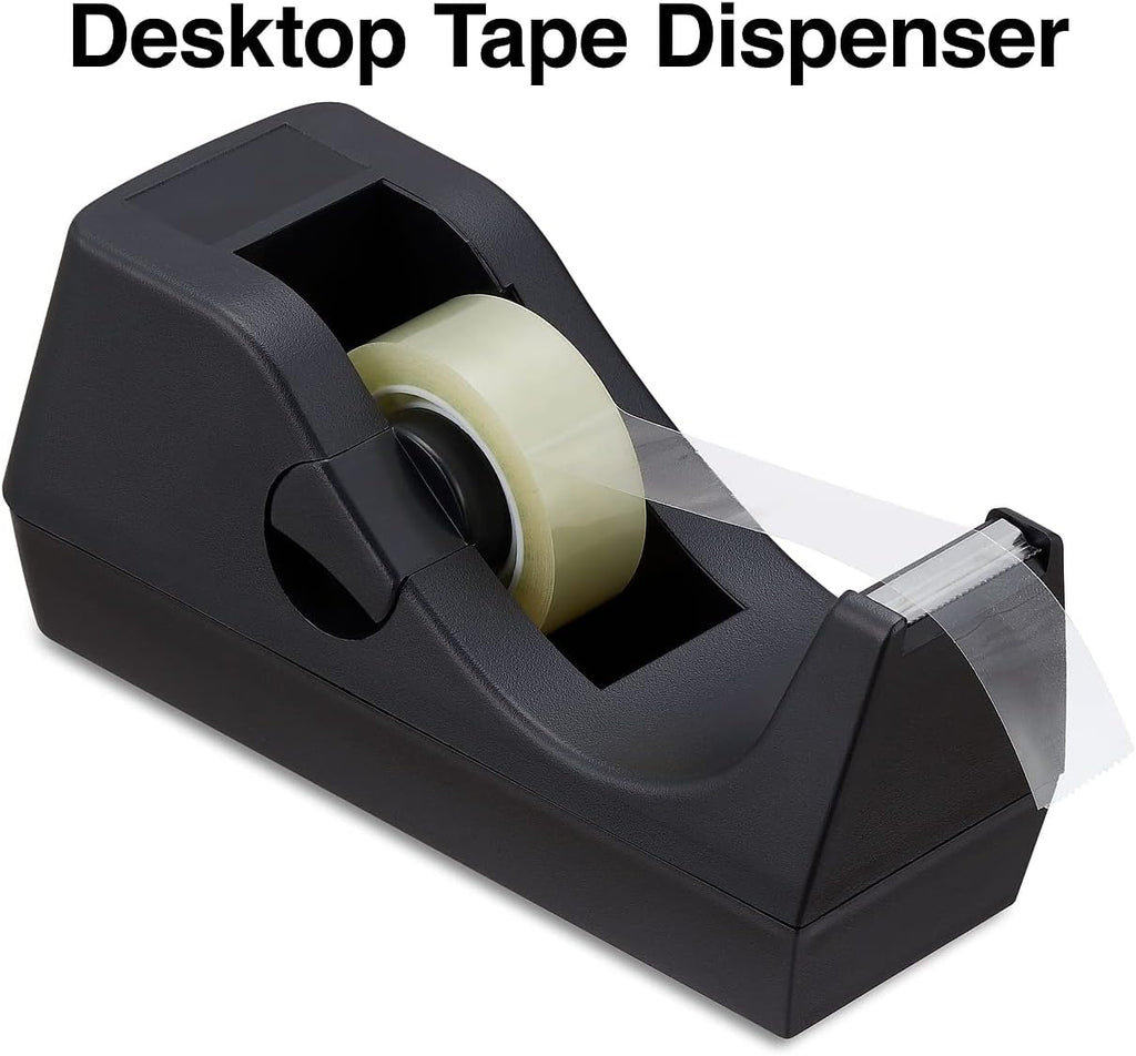 Desktop Tape Dispenser, Black, Everyday Tape Holder