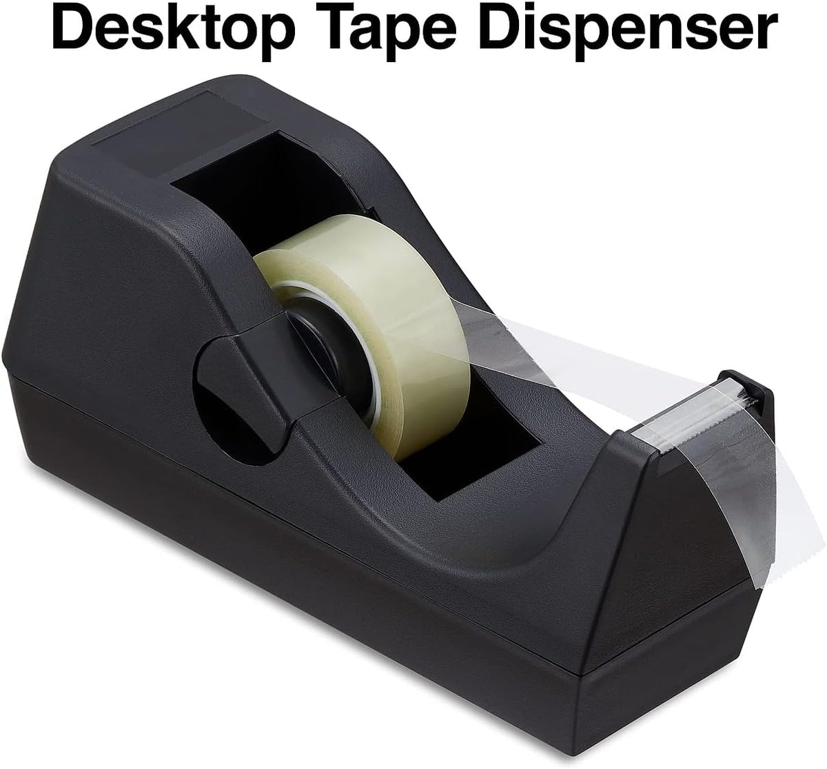 Desktop Tape Dispenser, Black, Everyday Tape Holder