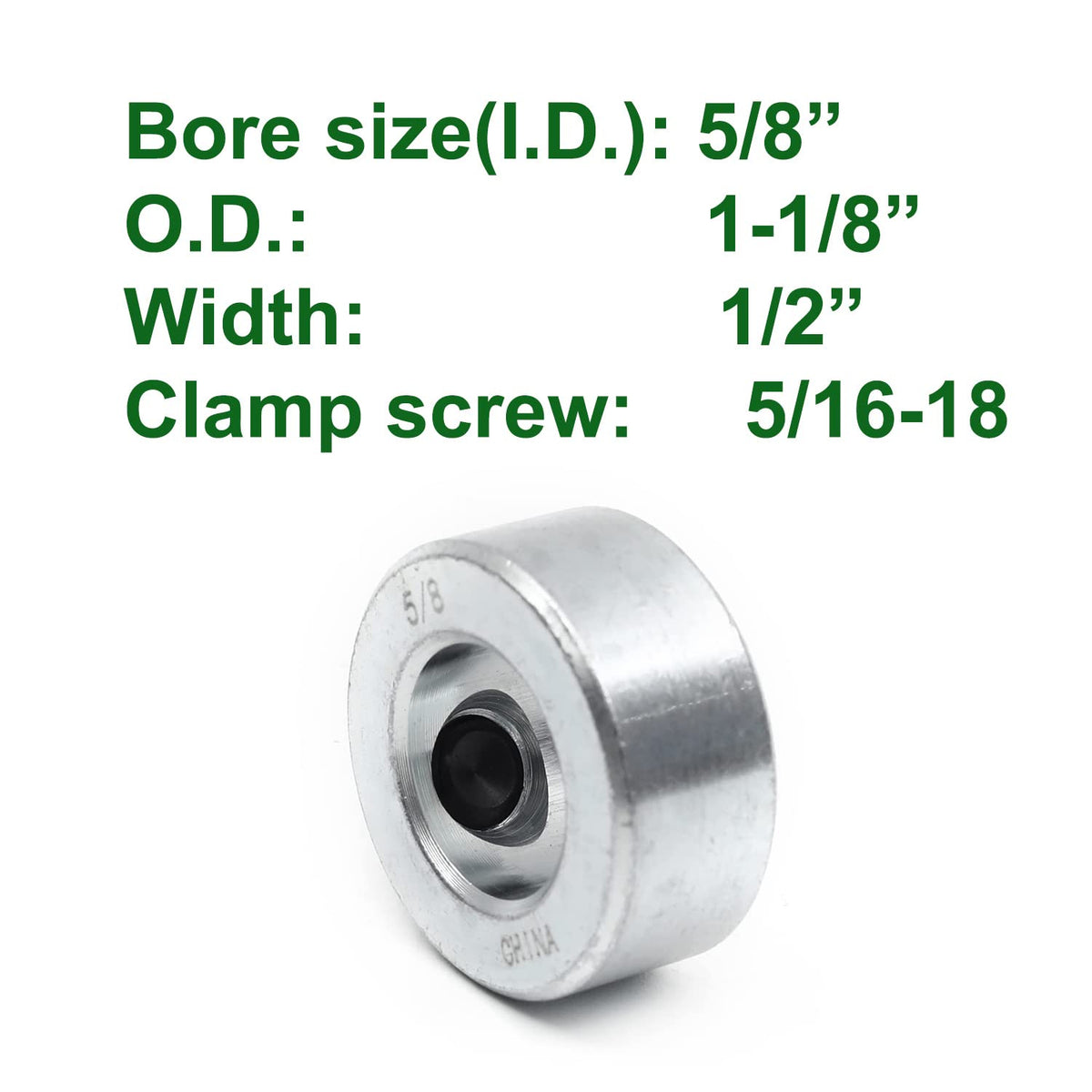 TonGass 8 Pack 5/8 Inch Bore Shaft Collars with Set Screws