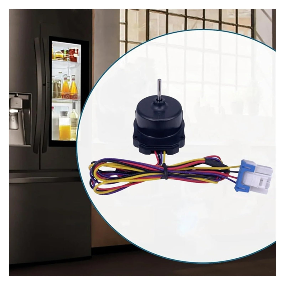 A78E-Eau64843803 Condenser Fan Motor Assembly,Compatible For Lg,Refrigerator Evaporator Fan Motor Replace Z40E12Ms1A0-57K06 Dc 12V 1A