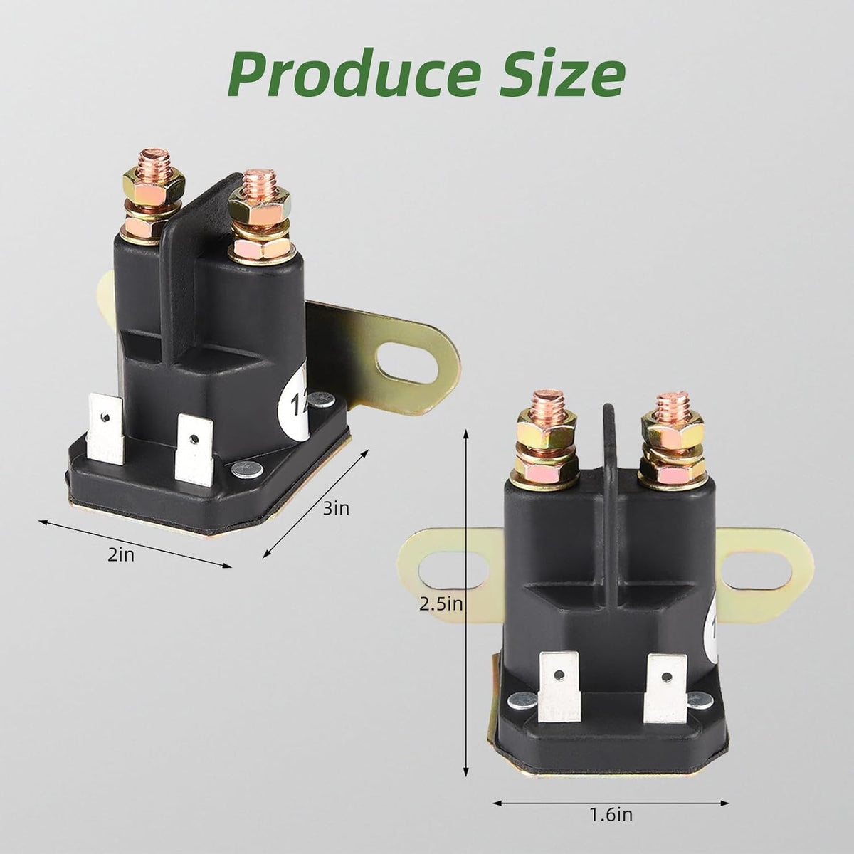 Starter Solenoid Compatible With John Deere AM133094, MTD 725-04439 Cub Cadet Lawn Tractor