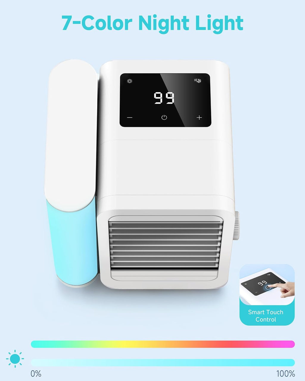 Portable Air Conditioners Fan: Air Conditioner, Ac Unit | Evaporative Air Cooler - Personal Mini Air Cooler with