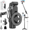 Upgrated 5-in-1 Magnetic Selfie Stick with Remote for Cell Phone 360° Rotation.Can Transforms into Mini Tripod/Camera