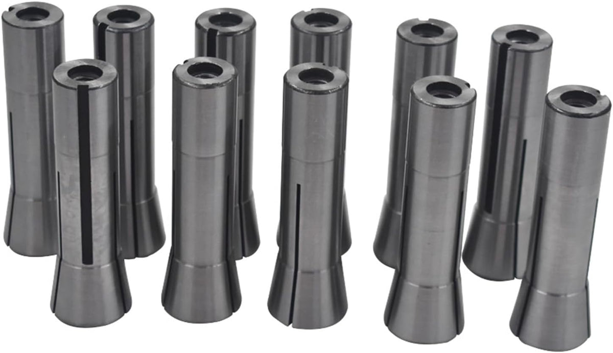 High Accuracy 11 Pcs R8 Collet Set 1/8-3/4 Inch