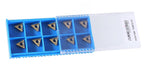 Accusize TCMT21.51 Carbide Insert, TiN Coated, 1/4 in I.C, 10 Pack