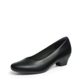 Women's Pumps Low Heel Arch Support Dress Shoes,Black,8