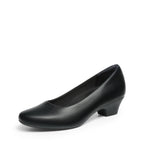 Women's Pumps Low Heel Arch Support Dress Shoes,Black,8
