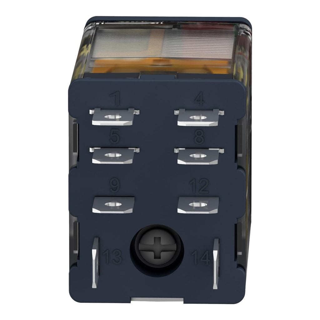 Plug In Relay, 8 Pins, Square, 120Vac