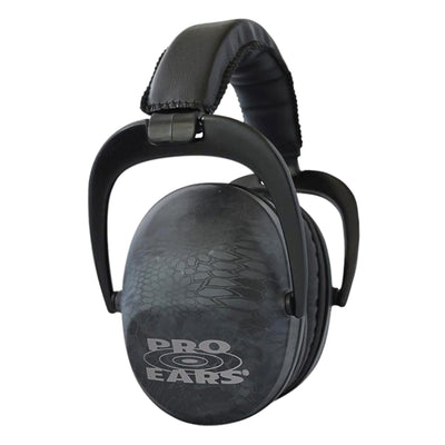 Ultra Sleek Passive Hearing Protection Ear Muffs, Superior Comfort for Long Gun Use, Indoor and Outdoor Range, NRR