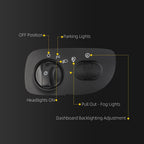 Dasbecan Headlight Switch Fit for 2000-2002 Ford Expedition with Fog Light