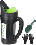 Hand held Spreader, Seed Spreader for Ice Melt, Grass Seed, Fertilizer Lawn and Garden. Multiple Adjustable Opening